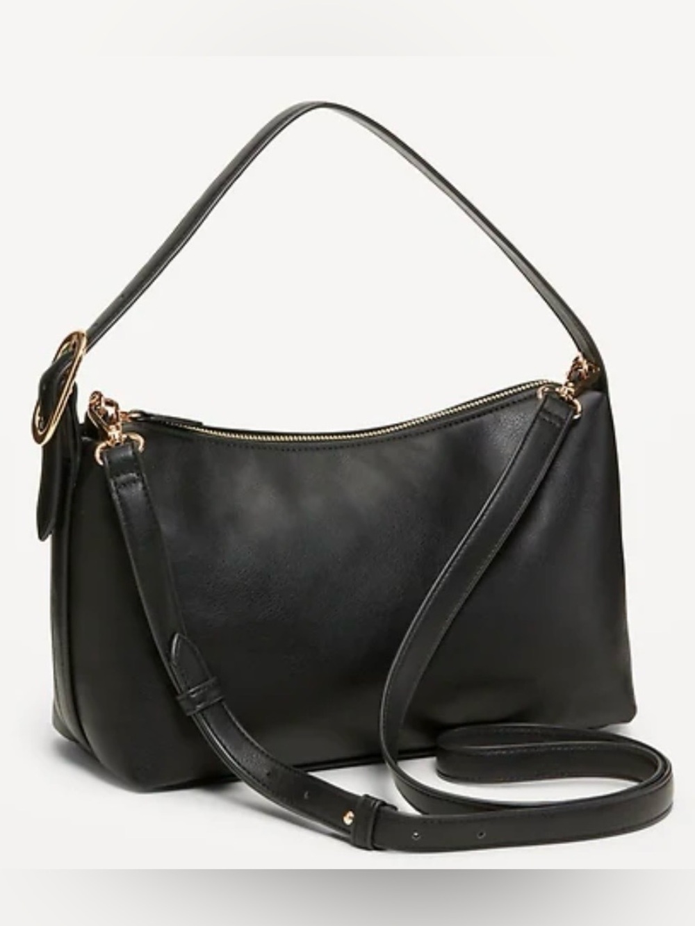 Old Navy Faux Leather Convertible Carrie Crossbody Bag